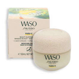 Shiseido Waso Yuzu-C Beauty Sleep Mask Mascarilla de Noche para Rostro Hidratante y Luminosidad 50ml