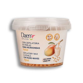 Daen Cera Cremosa Perlas Tropical Cera Depilatoria en Perlas para Cuerpo y Rostro, 100 gr
