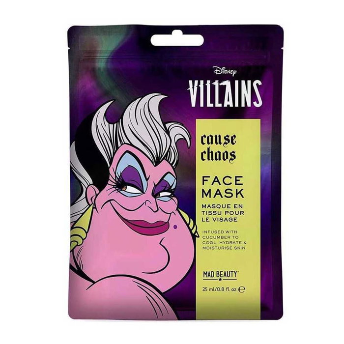 Mad Beauty Mascarilla Facial Disney Villains Ursula 25 ml Mad Beauty Mascarilla Facial Disney Villains Ursula 25 ml