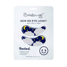 The Creme Shop Parches De Hidrogel Para Ojos con Retinol, Vitamina C y Cafeína - Reduce Ojeras y Revitaliza la Mirada