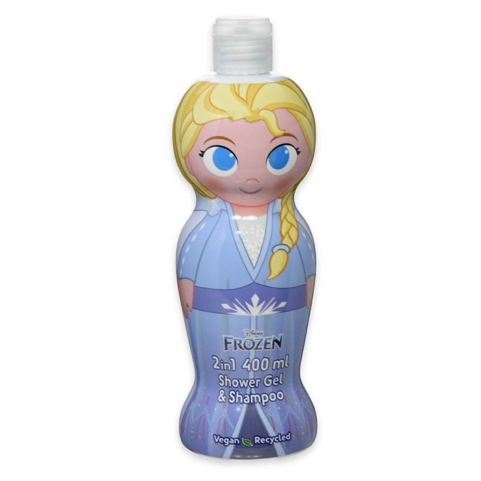 Air-Val Frozen Elsa Gel y Champú 2 en 1 para Niñas, 400 ml Air-Val Frozen Elsa Gel y Champú 2 en 1 para Niñas, 400 ml