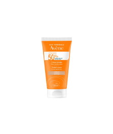 Avène Solaire Haute Protection Crema con Color SPF50+ 50 ml, Protector Solar Facial Muy Alta Protección para Piel Sensible Seca, Textura Crema