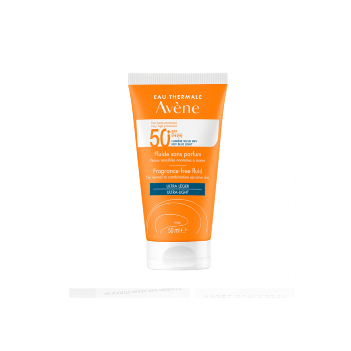 Avène Solaire Haute Protection Fluido Solar Sin Perfume SPF 50+ 50 ml