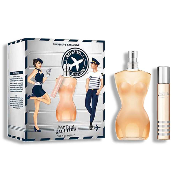 Jean Paul Gaultier Classique Set Mujer 100 ml Eau de Toilette + 20 ml Travel Spray Jean Paul Gaultier Classique Set Mujer 100 ml Eau de Toilette + 20 ml Travel Spray