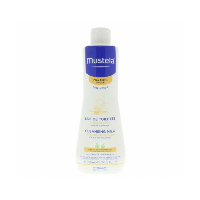 Mustela Leche Limpiadora Hidratante con Aguacate BIO 750 ml Mustela Leche Limpiadora Hidratante con Aguacate BIO 750 ml