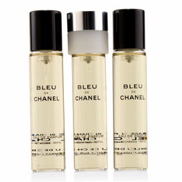 Chanel BLEU de Chanel Set de 3 Recargas Eau de Parfum de 20 ml para Hombre de formato Twist and Spray