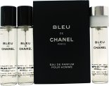 Chanel BLEU Eau de Parfum Set de 3 Recargas de 20 ml de cada una