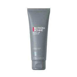 Biotherm Homme Gel Nettoyant Visage 125 M - Gel Limpiador Facial para Hombres con Partículas Suaves, Aclara la Piel y Elimina Impurezas, Textura Fresca y Fórmula Espumosa