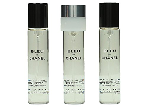 Chanel Bleu de Chanel Eau de Toilette Vaporizador Recargable 3 x 20 ml Chanel Bleu de Chanel Eau de Toilette Vaporizador Recargable 3 x 20 ml