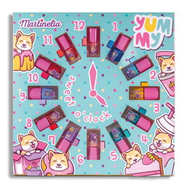 Martinelia Yummy Clock Set de Esmaltes de Uñas Infantil - 12 Colores Brillantes para Manicura Creativa
