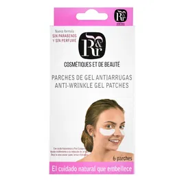 Rose&Rose Parches Gel Antiarrugas Ojos con Ácido Hialurónico y Fito-Colágeno para Reducir Líneas Finas y Bolsas