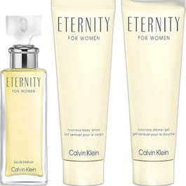 Calvin Klein Eternity Gift Set 50ml EDP + 100ml Shower Gel + 100ml Body Lotion