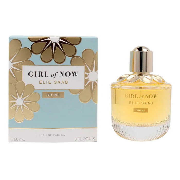 Elie Saab Girl Of Now Shine Eau de Parfum 90 mL, Fragancia Dulce con Notas de Mandarina, Pera, Ylang-Ylang y Almendra Gourmand Elie Saab Girl Of Now Shine Eau de Parfum 90 mL, Fragancia Dulce con Notas de Mandarina, Pera, Ylang-Ylang y Almendra Gourmand