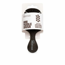 Idc Mini Cepillo Desenredante Biodegradable Paddle Brush Bio Base Café - Ideal para Viaje y Uso Diario