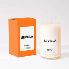 Govalis Vela Sevilla 500 gr con Aroma a Azahar, Mandarina y Jazmín, Decoración para el Hogar