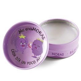 The Fruit Company Bálsamo Labial Moras Hidratante para Labios con Notas de Frambuesa y Violeta