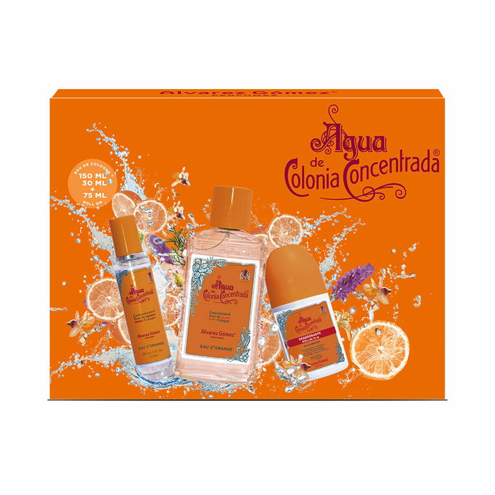 Alvarez Gomez Agua de Colonia Concentrada D'Orange Set 3 pz Alvarez Gomez Agua de Colonia Concentrada D'Orange Set 3 pz