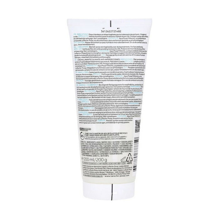 La Roche Posay EFFACLAR H ISO-BIOME Crema Limpiadora 200 ml La Roche Posay EFFACLAR H ISO-BIOME Crema Limpiadora 200 ml