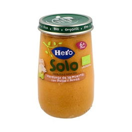 Hero Solo Eco Verduras Lentejas Arroz 190 G +6 M Potito