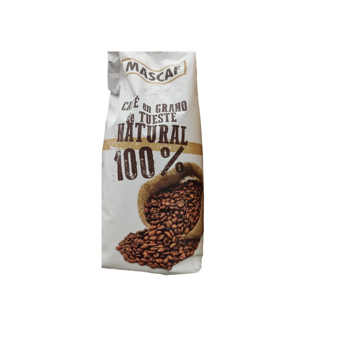 Café en Grano Mascaf Natural 100% (1 kg) Café en Grano Mascaf Natural 100% (1 kg)