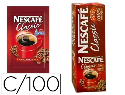 Nescafe Cafe Descafeinado Monodosis Caja 10 Sobres Nescafe Cafe Descafeinado Monodosis Caja 10 Sobres