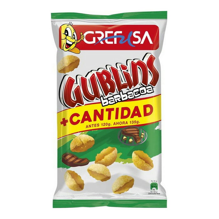 Snacks Grefusa Gublins Barbacoa (135 g) Snacks Grefusa Gublins Barbacoa (135 g)