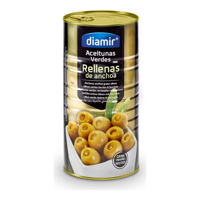 Aceitunas Diamir Rellenas de Anchoa (1,4 kg) Aceitunas Diamir Rellenas de Anchoa (1,4 kg)
