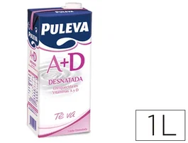Puleva Leche Desnatada Brik de 1 Litro