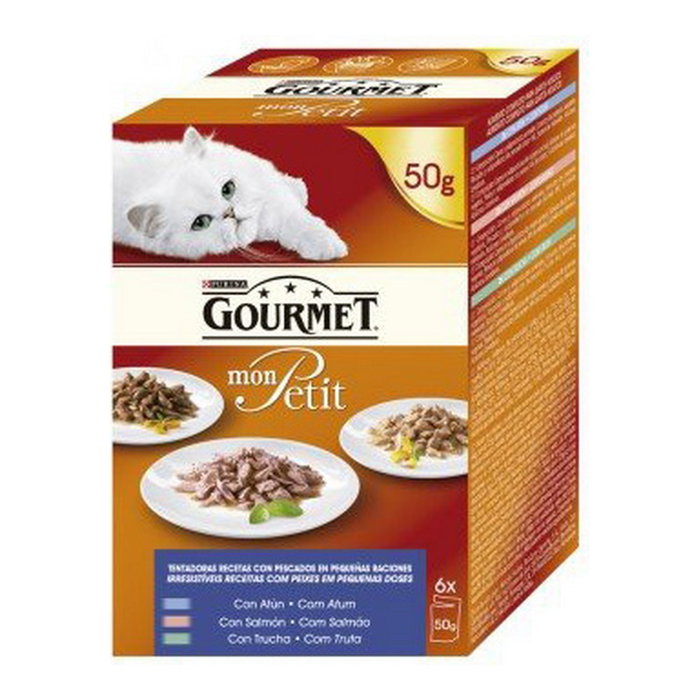 Purina Gourmet Mon Petit Pescados Caja 6x50g Purina Gourmet Mon Petit Pescados Caja 6x50g