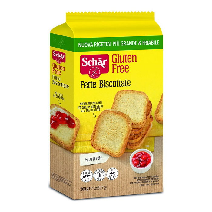 SCHAR Biscores Fette Pan Tostado Sin Gluten SCHAR Biscores Fette Pan Tostado Sin Gluten