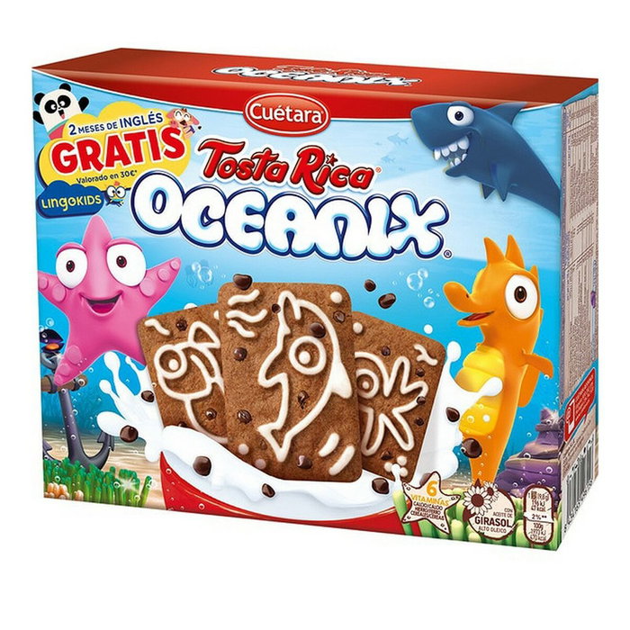 Galletas Cuetara Tostarica Oceanix (480 g)