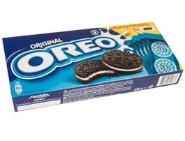 Oreo Galleta Original Caja de 5 Paquetes con 4 Unidades Cada Uno, 220 g Total