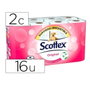 Scottex Original Papel Higiénico Doble Capa, 16 Rollos