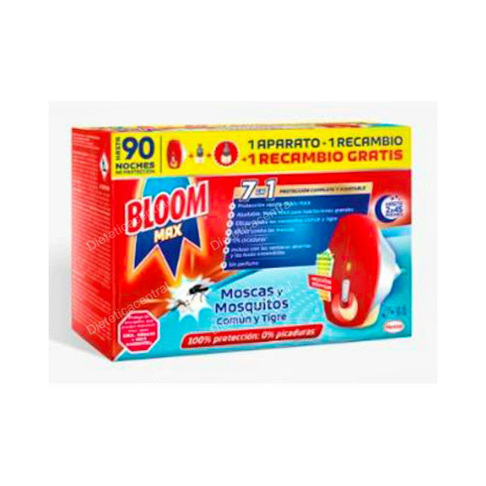 Bloom Max Moscas & Mosquitos Aparato Eléctrico + 2 Recargas