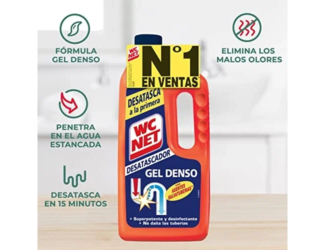 WC Net Desatascador Energy Gel 1000 ml