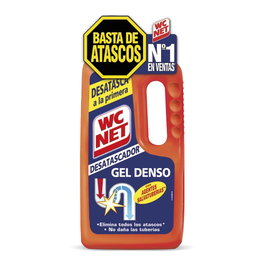 WC Net Desatascador Energy Gel Limpiador De Tuberías Botella 1 L