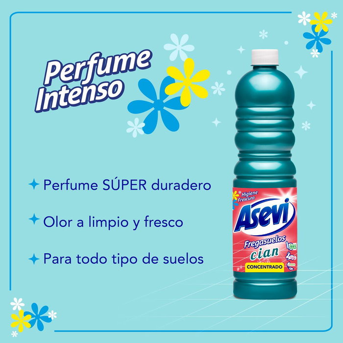 Asevi Fregasuelos Concentrado Cian 1 l Asevi Fregasuelos Concentrado Cian 1 l