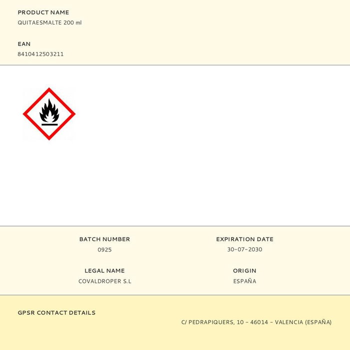 Babaria Quitaesmalte 200 ml
