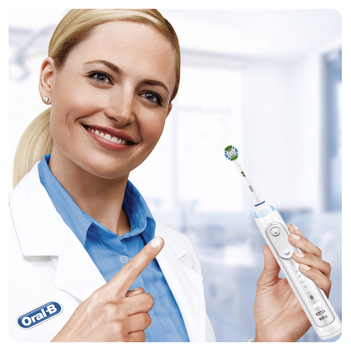 Oral-B 80338441 Precision Clean Cabezales de Cepillo Dental, 2 Piezas, Azul, Verde, Blanco
