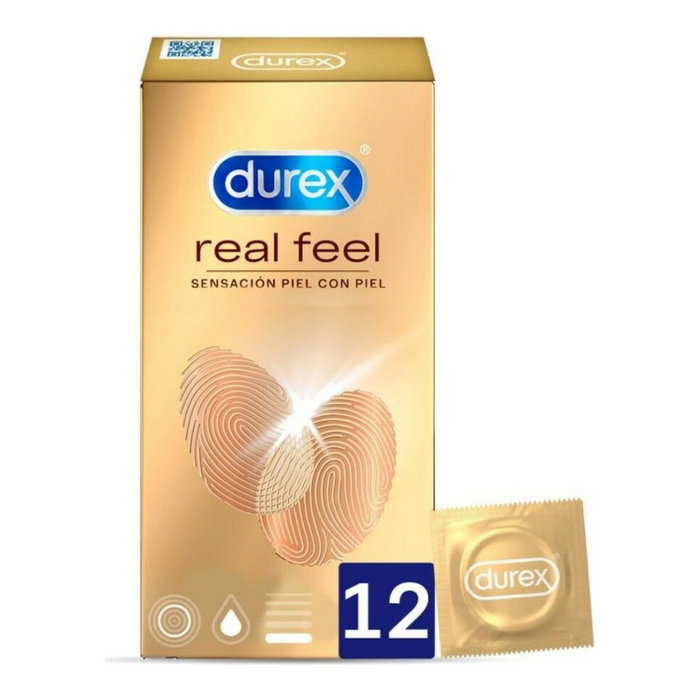 Durex Real Feel piel con piel preservativos 12 u