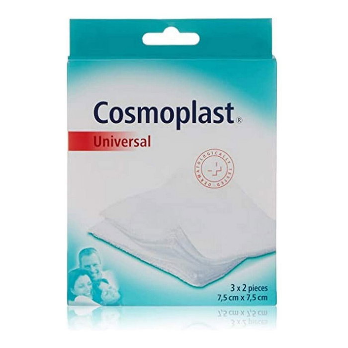Cosmoplast Gasa esterilizada universal 75x75 mm, caja de 6 unidades