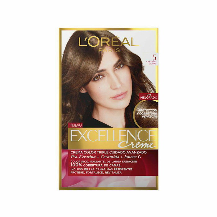 L'Oréal Paris Excellence Creme 5-castaño claro L'Oréal Paris Excellence Creme 5-castaño claro