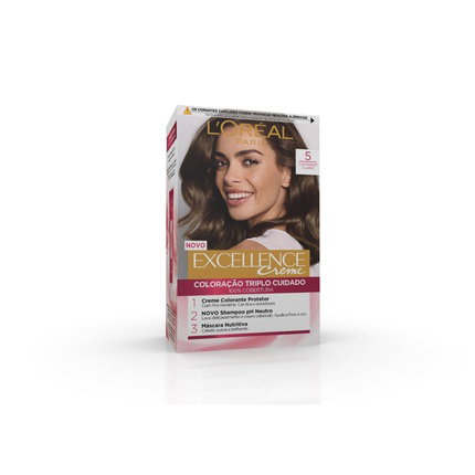 L'Oréal Paris Excellence Creme 5-castaño claro L'Oréal Paris Excellence Creme 5-castaño claro