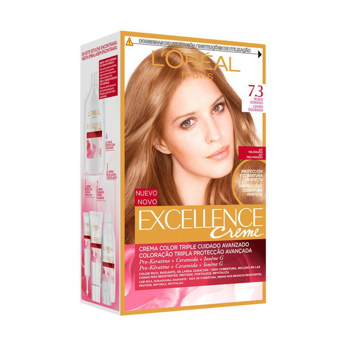 L'Oréal Paris Excellence Creme 7,3-rubio dorado L'Oréal Paris Excellence Creme 7,3-rubio dorado