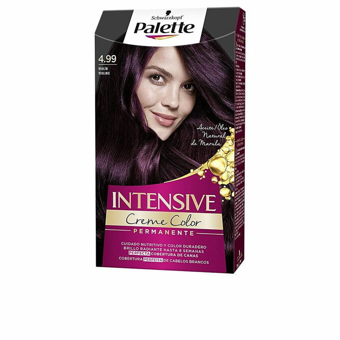 Palette Palette Intensive tinte #4.99-violín 1 u de coloración permanente con aceite de Marula