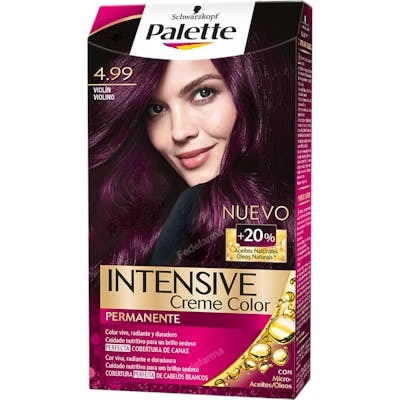 Palette Palette Intensive tinte #4.99-violín 1 u de coloración permanente con aceite de Marula