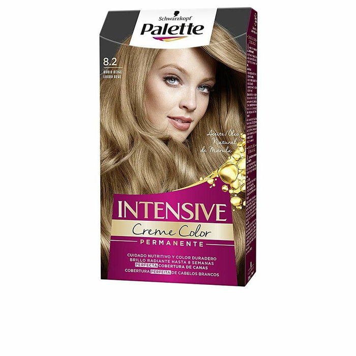 Palette Intensive 8.2-rubio beige tinte de pelo permanente Palette Intensive 8.2-rubio beige tinte de pelo permanente
