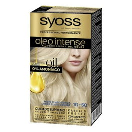 Syoss OLEO INTENSE Tinte sin Amoníaco 10.50 - Rubio Claro Ceniza