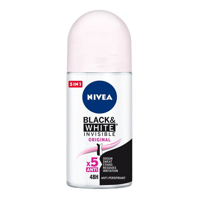 Nivea Invisible Black & White Desodorante Roll-On 50 ml