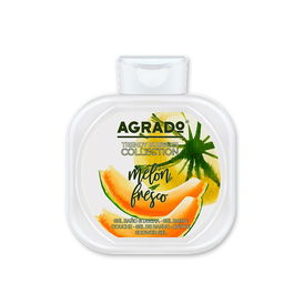 Agrado Gel Baño y Ducha Melón Fresco Revitalizante con Aroma Natural y 750 ml